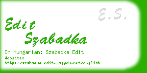 edit szabadka business card